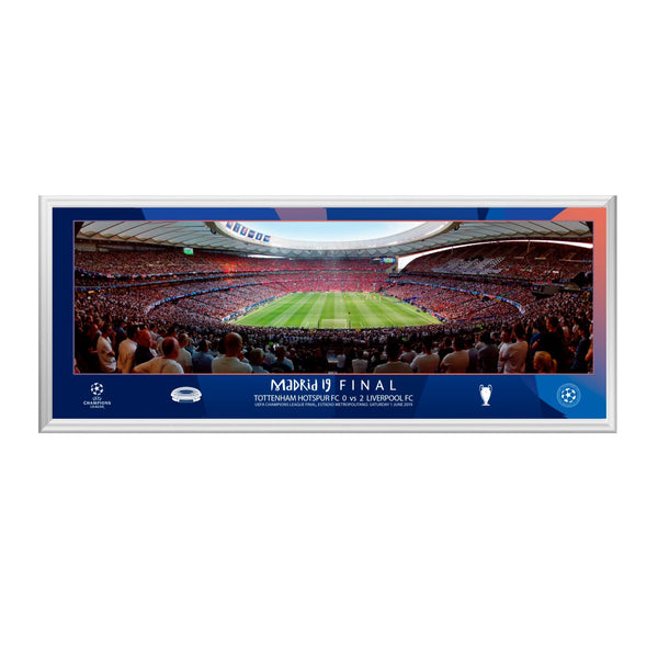 Champions League Final 2019 Desktop Panoramic Print Range Tottenham v Liverpool - ECMSalesSolutions